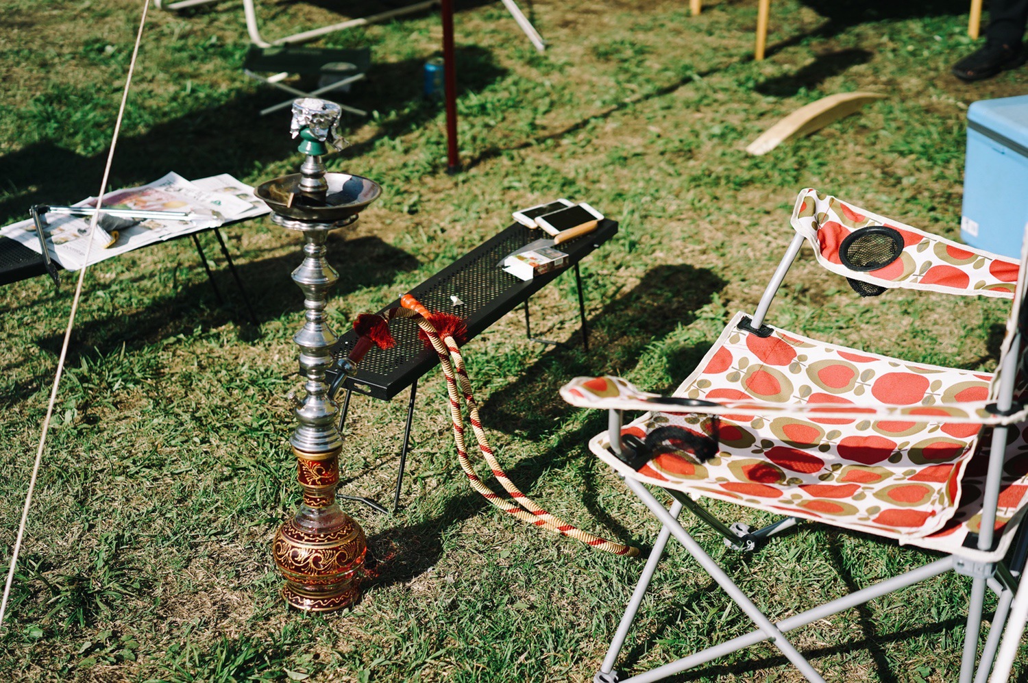シーシャのあるキャンプが最高にチル。水タバコのポコポコを自然の中で 